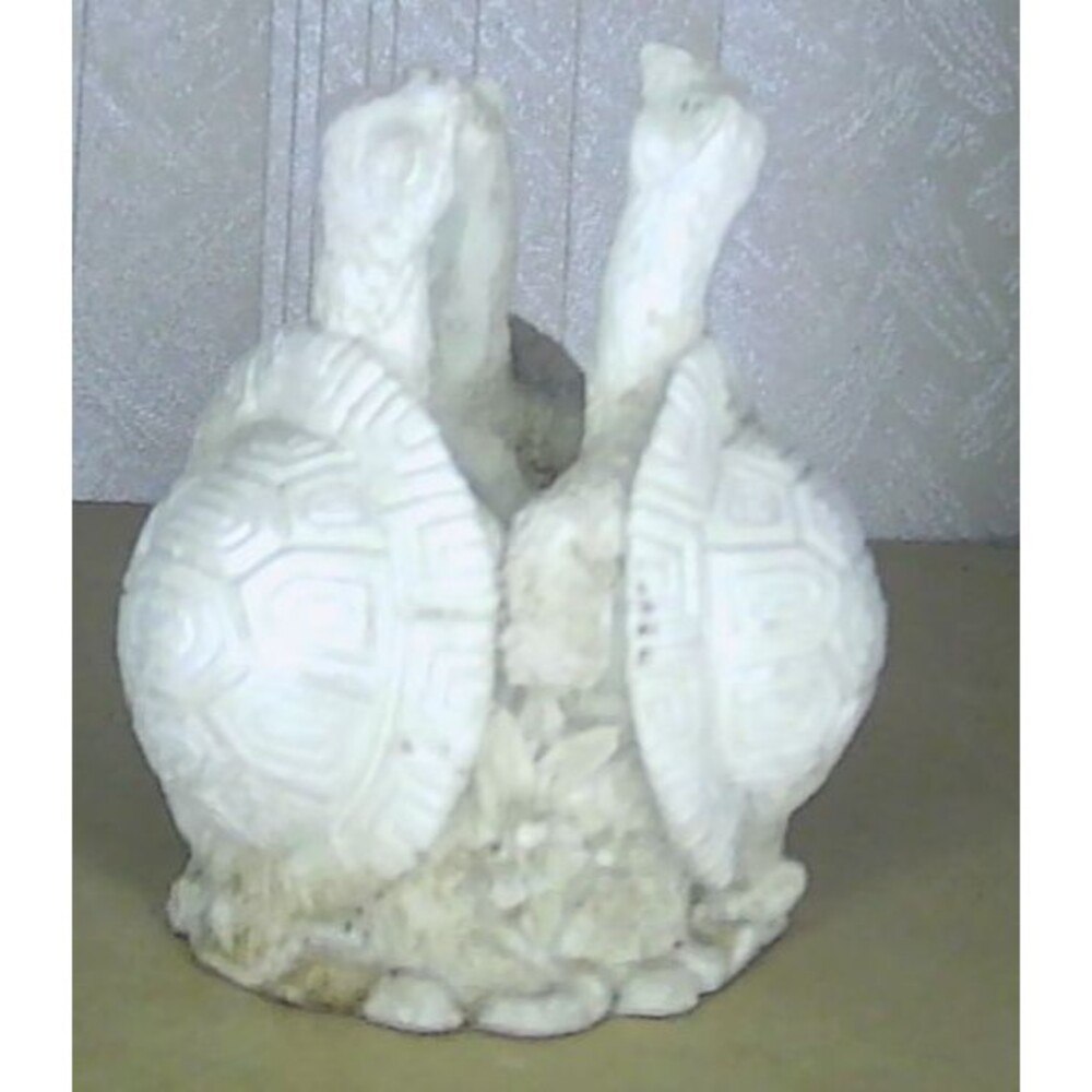 K's Collection Turtle Tortoise Tapered Candle Holder4" tall 3" Diam. resin